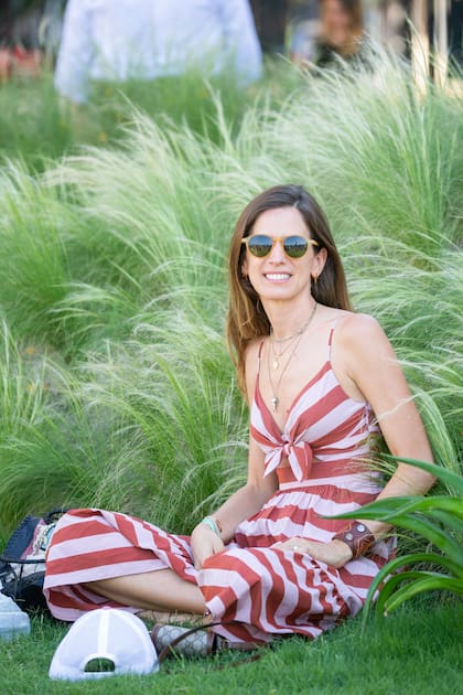 María Rapetti, casada con Gonzalo Pieres (h), incondicional en los palenques de la Z.