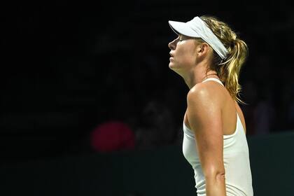 Maria Sharapova ganó pero se quedó fuera de las semifinales del Masters