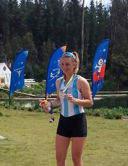 María Sol Ordas, subcampeona mundial de remo en juniors