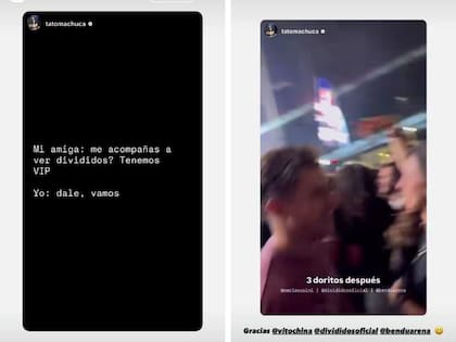 María Susini fue a ver Divididos en Mar del Plata