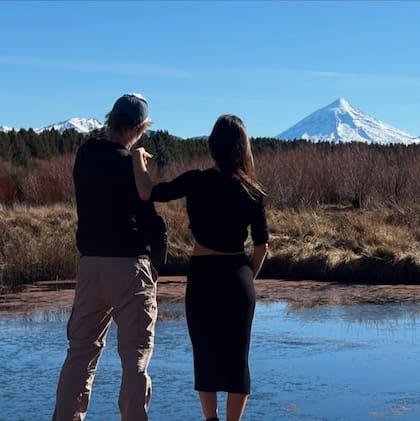 María Susini y Facundo Araná disfrutaron de unos días en el Sur (Foto: Instagram/@facundoaranatagle)