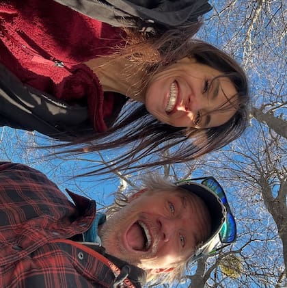 María Susini y Facundo Arana durante sus vacaciones en el sur en julio pasado (Foto: Instagram/@facundoaranatagle)