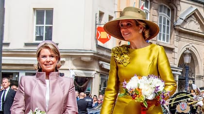 María Teresa de Luxemburgo junto a Máxima de los Países Bajos, las dos royals latinas