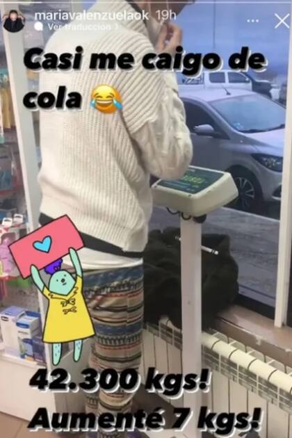 María Valenzuela mostró cómo se recupera, luego de perder su dentadura y llegar a pesar 35 kilos.