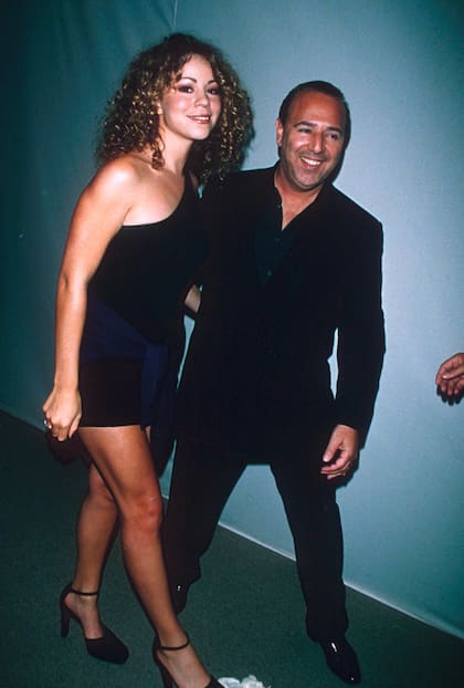 Mariah Carey y Tommy Mottola en 1996