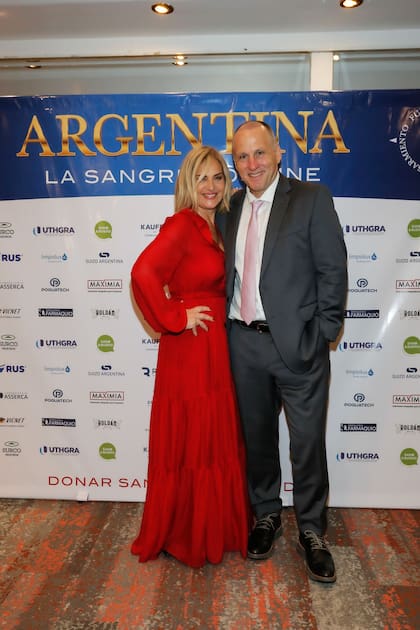 Mariana Awada y el Dr. Robert Kaufer