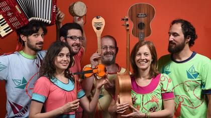 Mariana Baggio y su grupo