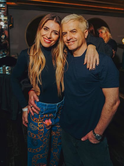Mariana Brey no quiso perderse ni un minuto del festejo