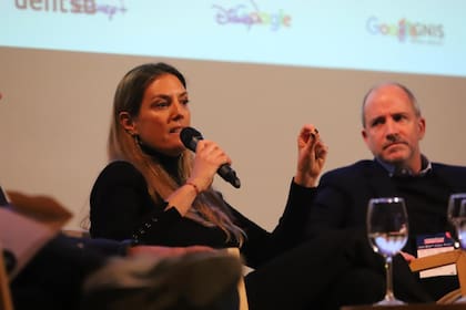 Mariana Cavalli (American Express) y Gervasio Marques Peña (LA NACION)