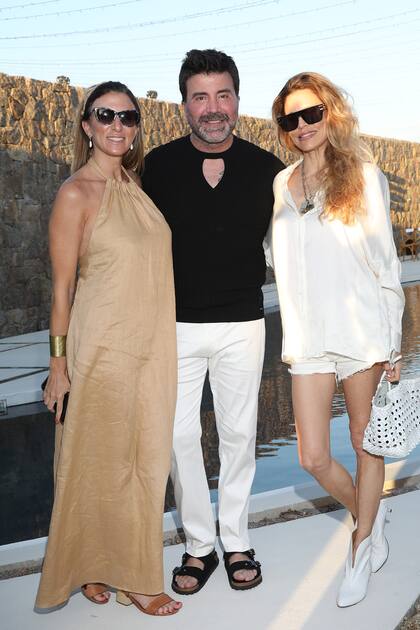 Mariana González, gerente de Alcorta Shopping y Patio Bullrich, Javier Saiach y Julienta Kemble