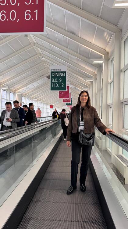 Mariana Kratochwil, directora de Living, enviada especial a Ambiente 2025.