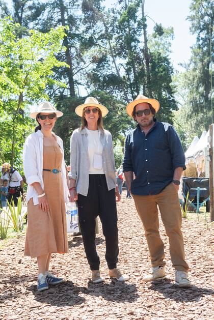 Mariana Rossi, Lucía Cané y Luciano Kunis.