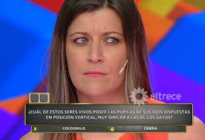 Mariángeles, cuyo nombre se escribe 'todo junto' contó que va al gimnasio a diario para "escaparse de su casa" (Foto: Captura eltrece)