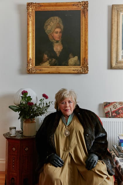 Marianne Faithfull en su casa de Londres, el pasado 16 de marzo
