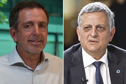 Mariano Bosch y Horacio Marin, de YPF, cuyo directorio resolverá sobre la oferta de Adecoagro