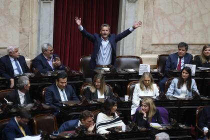 Mariano Campero cuando se diferenció de su bloque en la votación por la insistencia a la reforma jubilatoria
