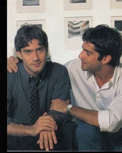 Mariano Castro y su hermano Juan, el recordado periodista que murió en 2004