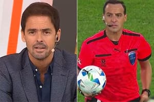 La broma viral de Mariano Closs al árbitro de Racing-Vélez en el gol anulado