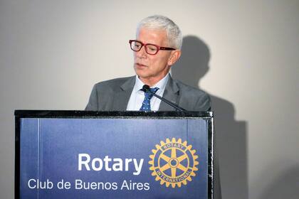 Mariano Cúneo Libarona en el Rotary Club