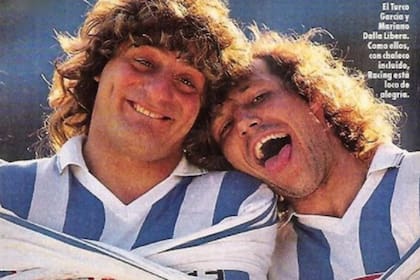 Mariano Dalla Rivera y Claudio García compartieron una tapa de El Gráfico en sus épocas juntos en Racing