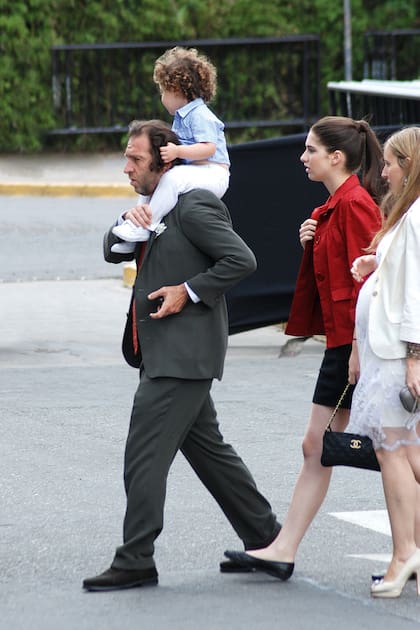 Mariano Macri estuvo acompañado por su familia.