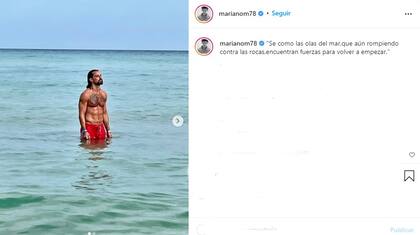 Mariano Martínez está en Miami (Foto: Captura Instagram/@marianom78)