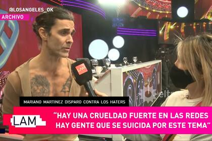 Mariano Martínez habló sobre una fuerte experiencia de vida que tuvo a los nueve años