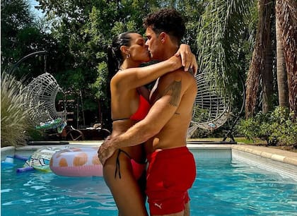 Mariano Martinez junto a Triana Ybañez, la última relación oficial del actor