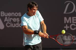 Mariano Navone, la agradable sorpresa en la primera jornada del Challenger Buenos Aires