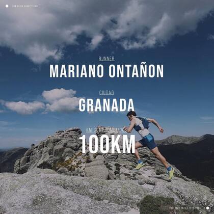 Mariano Ontañon promete sumar 100 km desde Granada