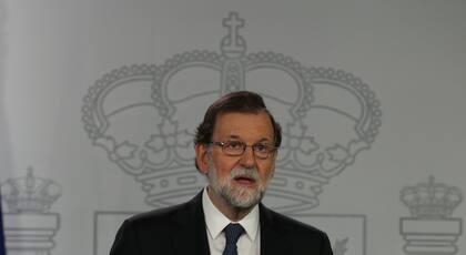 Mariano Rajoy habla tras el referéndum en Cataluña