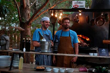 Mariano Ramón y Federico Desseno en la previa