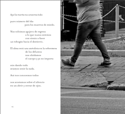 Maridaje entre poemas y fotos en "Lo que teme la noche"