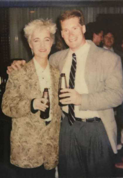 Marie Fredriksson y Dean, el hombre que con su insistencia logró que la banda empezara a sonar en los Estados Unidos