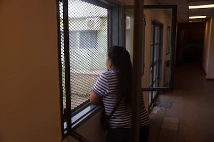 Mariela, en el centro ambulatorio barrial en el que realiza tratamiento