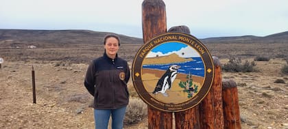 Mariela Gauna, Intendenta del Parque Nacional Monte León, Santa Cruz.