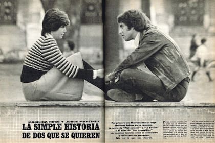 Marilina Ross y Jorge Martínez, en los tiempos en que los medios hablaban de su romance