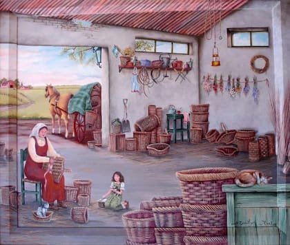 Marilyn Itrat, Magia en los mimbres