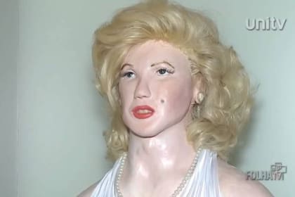 Marilyn Monroe es otra de las figuras "homenajeadas" por Armacollo en su museo de la ciudad de Rolandia