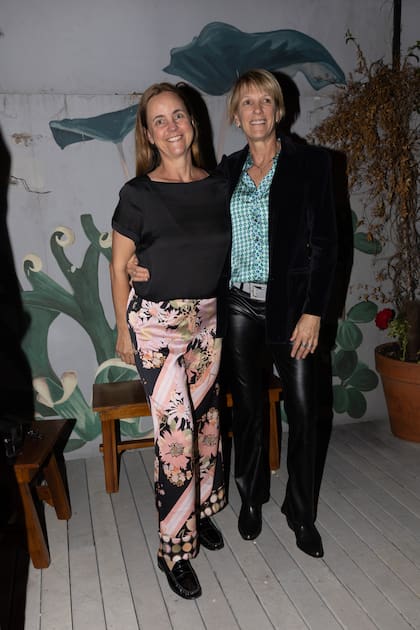 Marina Braun (hija de Fini Travers) y Nanne Kostner de Braun, casada con Diego Braun, hijo de Julia Elena Blaquier