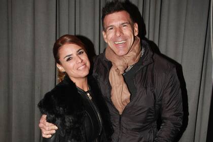 Marina junto a su novio