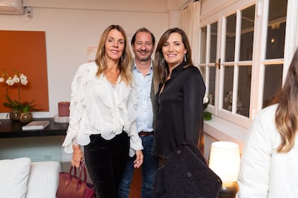 Marina Klemenciewcz, Baltasar Saravia y Dora Sánchez.