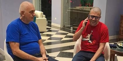 Mario Burló y Alberto Trentini, tras su liberación en Venezuela