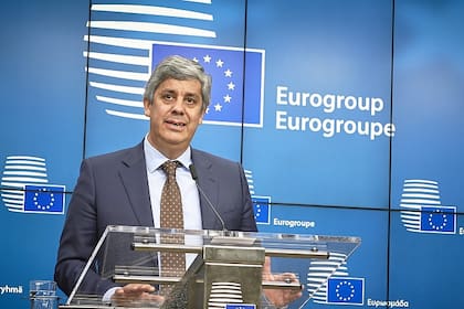 Mário Centeno, al ser elegido presidente del Eurogrupo