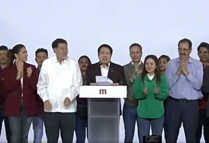 Mario Delgado, dirigente nacional de Morena, compartió resultados preliminares de las elecciones 2024