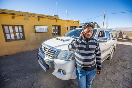 Mario Gerónimo, ex minero ahora empresario transportista de Olaroz