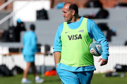 Mario Ledesma, en un entrenamiento de esta semana