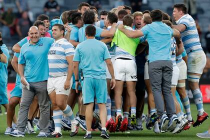 Sonrisas para todos: Argentina se regaló una de las mayores alegrías de su historia en el rugby