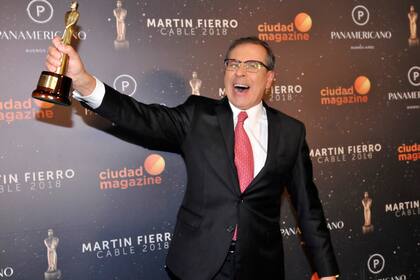 Mario Markic, feliz con su Martín Fierro