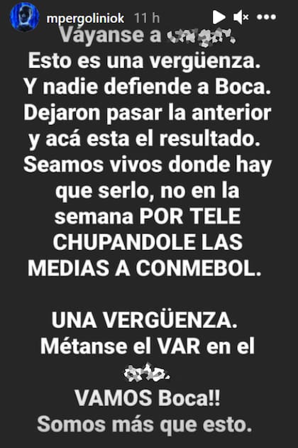 Mario Pergolini realizó una lapidaria crítica hacia la dirigencia de Boca y hacia la Conmebol